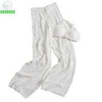 Dasbsug Bohemian Móc Đan Dây Bikini Áo Ngực Và Chân Rộng Quần Dài 2 Bộ Trang Phục Nữ Đi Biển Đồ Bơi Cove