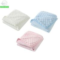 Dasbsug Mềm Chồn Cho Bé Nhận Chăn Chồn Chấm Hai Lớp Quấn Khăn Tắm Chăn Ga Gối Cho Trẻ Sơ Sinh