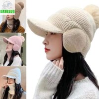 Dasbsug Nữ Mũ Bóng Chày Hoạt Hình Dệt Kim Đáng Yêu Vui Nhộn Mũ Lông Cho Thần Tượng Buổi Hòa Nhạc Chương Trình Mũ Ushanka Cho Người Lớn