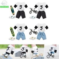 Dasbsug Trẻ Em Ngón Tay Ván Trượt Mini Ngón Tay Xe Đạp Có Quần Áo Để Bàn Ngón Tay Đồ Chơi Thể Thao