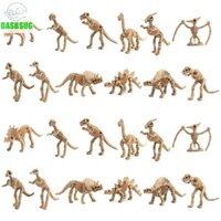Dassbsug 24 Chiếc Trẻ Em Ngộ nghĩnh Khủng Long Petrifaction Mô Hình Bộ Xương Tương Tác Đồ Chơi Di Động