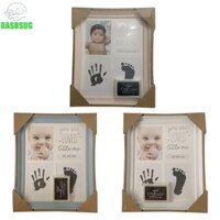 Dassbsug Bé Trẻ Em Sinh Nhật Sơ Sinh Tay Chân In Đồ Trang Trí 12 Tháng Khung Ảnh Với Thủ Công Mực Pad Trang Trí Nhà