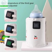 Dassbsug Di Động USB Cho Bé Giữ Ấm Túi Du Lịch Sữa Ấm Cho Trẻ Sơ Sinh Bình Sữa Giữ Nhiệt Ấm Bao