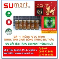 Đặt 1 Thùng 70 Lọ [Tặng Thùng Bia Ken 5 Lít Nhập Khẩu] - Nước Tinh Chất Đông Trùng Hạ Thảo Mr Dragon