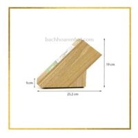 Dắt dao lớn 24 x 9 x 19 cm /Gỗ Đức Thành