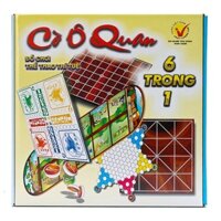 Đặt Hàng Bộ Ô ăn quan 6 trong 1 gồm : Ô ăn quan, Cờ vây, Cờ caro, Cờ cá ngựa, Cờ nhảy, Cờ gánh cho bé Losy Store