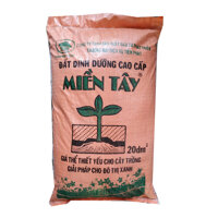 Đất hữu cơ trồng cây đa dụng - Đất sạch dinh dưỡng cao cấp Tiến Phát Miền Tây 20 dm3