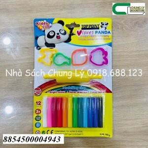 Đất nặn Kiddy Clay ST-200-12 + dụng cụ