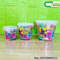 Đất nặn Nara 8 màu 100g + 3 khuôn + cây lăn