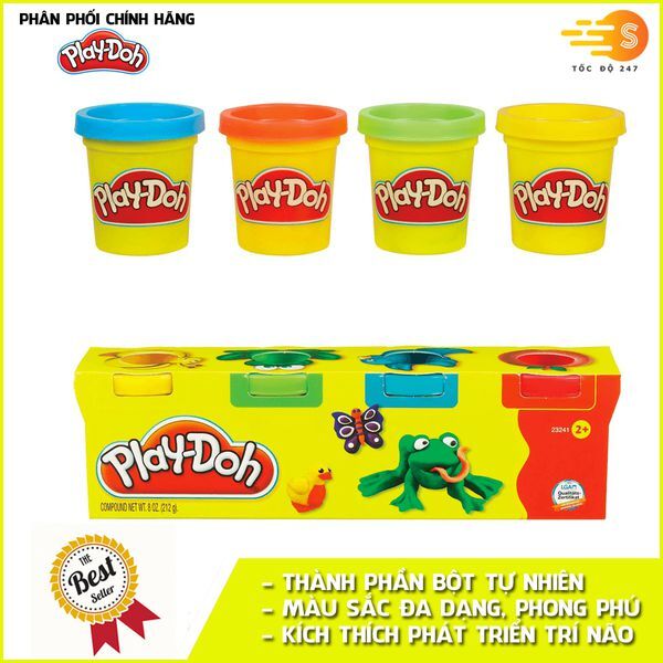 Đất nặn Play-Doh 23241 (4 màu)