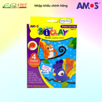 Đất nặn trang trí nhập khẩu Hàn Quốc Amos I.Clay Hộp 4 màu IC15P4FA