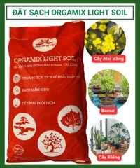 Đất sạch trồng Mai, Bonsai, cây kiểng ORGAMIX LIGHT SOIL
