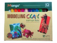 Đất sáp nặn Mango 12 màu - cỡ lớn