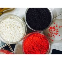 Đất sét gôm cốm kim tuyến giấy hạt nở hũ mỹ pompom