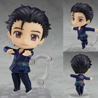 Đất sét phiên bản Nendoroid Q 762 #Uni Shengsheng Yuri On Ice Venue Phiên bản giới hạn Hình mẫu có thể thay đổi khuôn mặt, quà tặng, đồ chơi cho trẻ em.