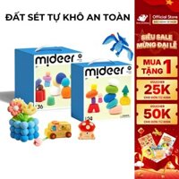 Đất sét tự khô 24- 36 màu Mideer đất nặn tạo hình mô hình AIRY FUN CLAY