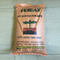Đất Tribat, đất sạch giàu dinh dưỡng trồng rau, hoa cây cảnh / bao 8,5 kg - VTN1