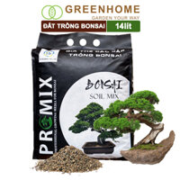 Đất trồng cây bonsai, mai vàng trộn sẵn, giữ ẩm tốt, thoáng khí, nhiều dinh dưỡng Greenhome - ĐẤT BONSAI BAO 14LÍT