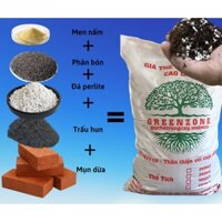 Đất trồng - Giá thể trồng cây cao cấp Greenzone - Thay thế hoàn toàn đất trồng thông thường (20dm3)