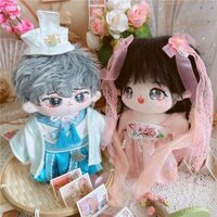 [Đặt trước] Outfit doll 20cm bộ thiên kim công tử cổ trang xanh hồng(không gồm doll)
