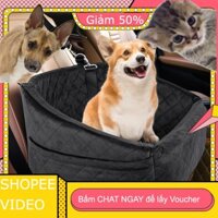 (Đặt trước) Tấm lót xe ô tô cho thú cưng của , tấm lót ghế ra ngoài cho chó, cũi cho chó cỡ vừa và nhỏ, hàng ghế trước