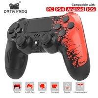 Data Frog Spide Bộ Điều Khiển Cho PS4 Điều Khiển Không Dây Cần Điều Khiển Cho PC Android Tay Cầm Chơi Game Cho PS4 Pro Bộ Điều Khiển Tương Thích Bluetooth