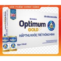 (Data mới nhất) Thùng sữa pha sẵn Optimum Gold 110ml(48hộp)