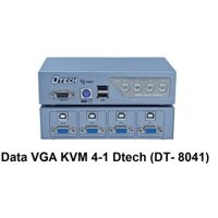 Data VGA KVM 4-1 500MHZ Dtech (DT- 8041)