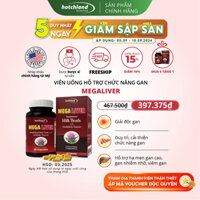 [DATE 03/25] Viên uống hỗ trợ gan, mát gan, giải độc gan, hạ men gan MegaLiver Hotchland Nutrition - Hộp 30 viên