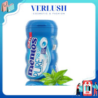 [DATE 04/2026] Kẹo ngậm không đường tinh khiết Mentos với Xylitol, Bạc hà tươi, 1 Chai 50 viên