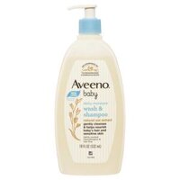 [DATE 05.2026] Tắm gội cho bé Aveeno Baby Daily Moisture Lightly Scented Wash & Shampoo 532mL