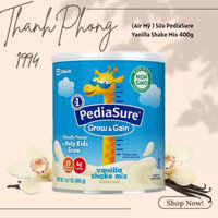 DATE 06.2025 (Air Mỹ ) Sữa PediaSure Vanilla Shake Mix 400g