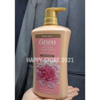 [DATE 07-2027] Sữa tắm dưỡng ẩm CARESS Daily Silk white peach and orange blossom hương đào trắng và hoa cam 887ml (New)