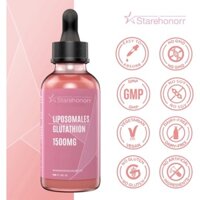 [Date 07/24]Tinh chất trắng da cấp ẩm liều cao Liposomal Glutathione 1500mg 60ml USA
