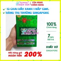 (DATE 08/2025) 12 Chai Dầu Gió Xanh 12ml Con Ó Hãng EAGLE BRAND Hàng Thị Trường Singapore