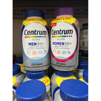 [Date 08/2026] Bổ tổng hợp Centrum Silver Ultra Men's women 50+ 275 viên Vitamin cho đàn ông trên 50 tuổi của Mỹ 🇺🇸