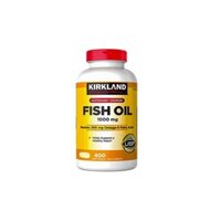 [date 10/2022]Dầu cá OMEGA 3 FISH OIL 1000mg 400 viên KIRKLAND Của MỸ