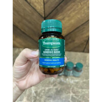 Date 10.2025. Mẫu mới nhất. VIÊN UỐNG TUẦN HOÀN NÃO THOMPSON'S ONE-A-DAY GINKGO 6000mg , 60 VIÊN.