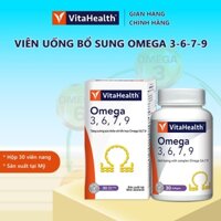 [Date 10/2025 - VITAHEALTH] TPBVSK Viên Uống VitaHealth Omega 3,6,7,9 Giảm Mỡ Máu Và Giảm Nguy Cơ Xơ Vữa Động Mạch