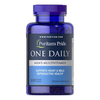 Date 10/2026 Viên Uống Puritan’s Pride One Daily Men’s Multivitamin Vitamin Tổng Hợp Dành Cho Nam Giới lọ 100 viên