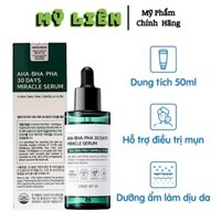 date 10/25 - Tinh Chất Giảm Mụn Some By Mi AHA-BHA-PHA 30 Days Miracle Serum 50ml
