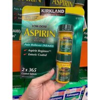 (Date 11/2023) Aspirin.81mg.Kirkland.Signature 365 Viên (Hàng sẵn đáp 17/12/21)
