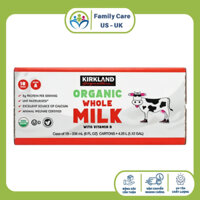 Date 11/25 2 thùng sữa tươi A2 Whole Milk Kirkland của Mỹ cho bé