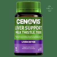 [Date 11/25 -Chuẩn Úc] Viên uống hỗ trợ gan chiết xuất cây khế sữa - Cenovis Liver Support Milk Thistle 7000