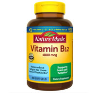 [Date 11/26] Viên uống bổ sung Vitamin B12 Nature Made 1000mcg 400 viên - Hàng Mỹ