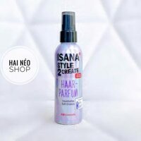 [Date 12 tháng từ ngày mở nắp] Nước hoa tóc ngọt ngào quyến rũ Rossmann ISANA Style 2 Create Haar Parfum 100ml (Đức)