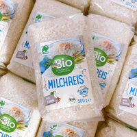 (Date: 1/2025)GẠO SỮA HỮU CƠ NGUYÊN CHẤT DmBio Đức - 500g