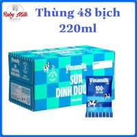 [Date 12.2024] Thùng 48 bịch sữa tươi Vinamilk 220ml