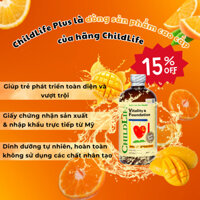 [Date 12/2024] Vitality & Foundation ChildLife Plus 474ml - Vitamin Tổng Hợp Cho Bé của Mỹ