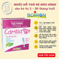 Date 12/2026 Muối hỗ trợ mọc răng BOIRON CAMILIA giảm đau nướu,chảy dãi cho bé từ 1-30 tháng Loubean
